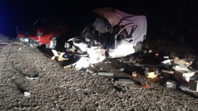 accidente fatal, ruta3 al sur de Trelew