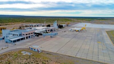Adrián Maderna, Aeropuerto Almirante Zar, balizamiento, TRELEW