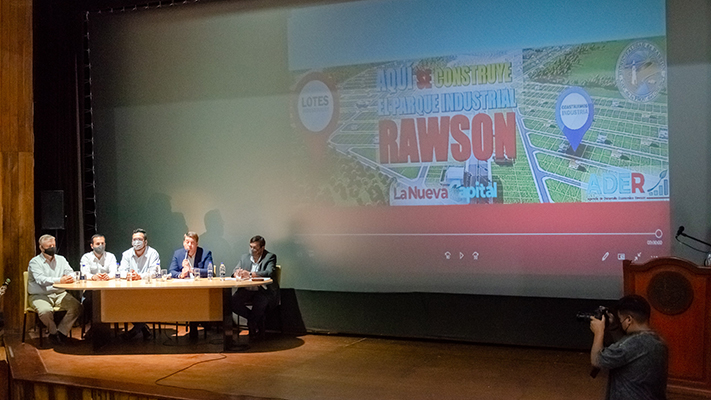 Presentaron el proyecto del Parque Industrial de Rawson