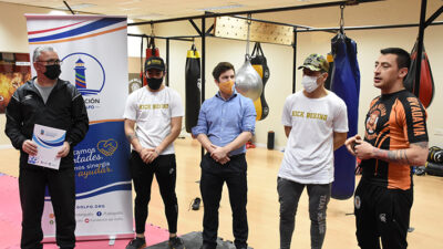 Luciano García tuvo su despedida rumbo al Mundial de Kickboxing