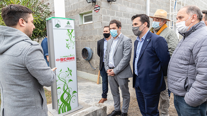 Comodoro tiene la primera estación para autos eléctricos de Chubut