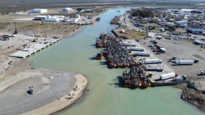 En seis meses estaría concluida la ampliación del muelle de Puerto Rawson