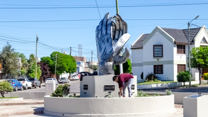 El Municipio de Rawson organizó un acto por el aniversario del Monumento al Aplauso