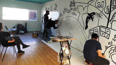 artistas, chubut, mural, tecnopolis