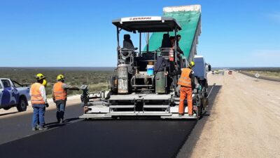 Doble Trocha, Ministerio de Obras Públicas, puerto madryn, repavimentación, TRELEW, Vialidad Nacional