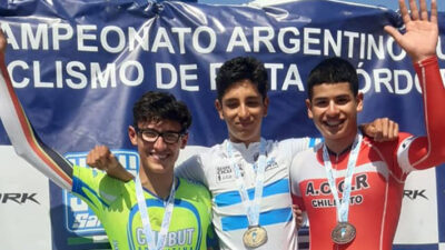 Campeonato, Ciclismo, CÓRDOBA, Fabrizio Crozzolo, medalla