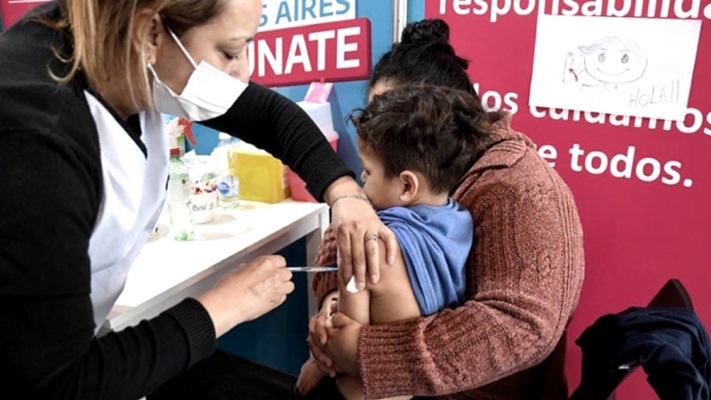Vacunación Pediátrica: se inocularon 750.000 niños de entre 3 y 11 años