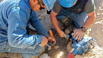 Agua potable, barrio perón madryn, promeba, puerto madryn