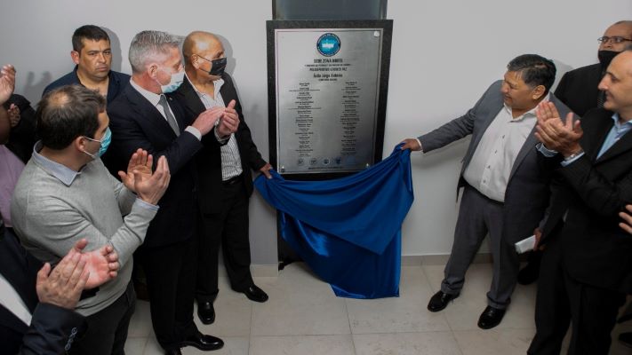 Arcioni y Moroni participaron de la inauguración de la nueva sede Zona Norte del Sindicato del Petróleo y Gas Privado