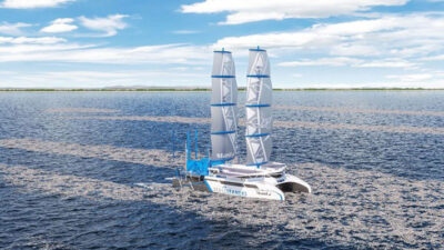 Presentan un velero ecológico que recoge la basura del mar
