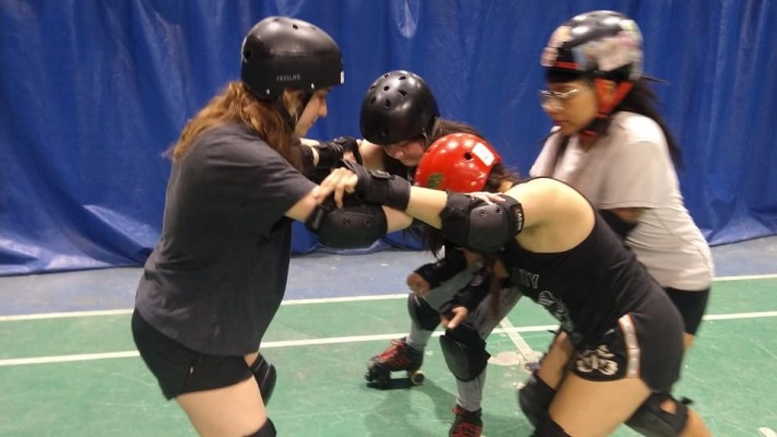 El Roller Derby tendrá una clínica en el Club Huergo