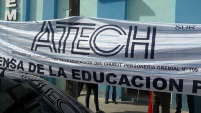 ATECH, chubut, educación, Lucha