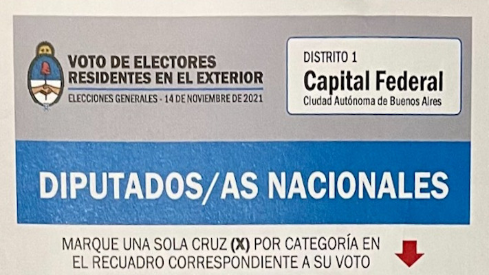 Elecciones argentinas: En el exterior ya utilizan la Boleta Única