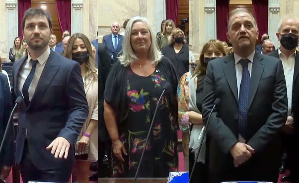 Asumieron los tres nuevos senadores nacionales por Chubut