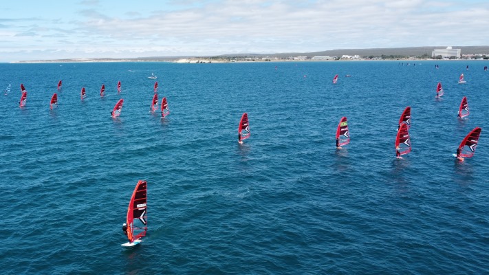“Madryn es un lugar paradisiaco para el windsurf”, aseguró Mariano Reutemann
