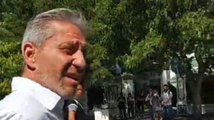Arcioni lamentó los incidentes y destrozos en la Casa de Gobierno