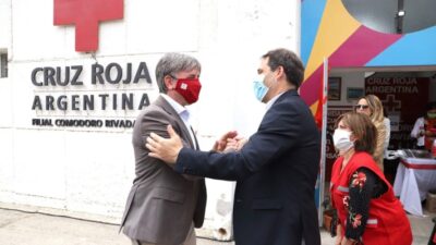 Luque valoró la tarea que lleva adelante la Cruz Roja en Comodoro Rivadavia