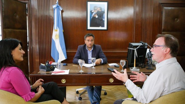 Augusto Sánchez se reunió con Juan Cabandié