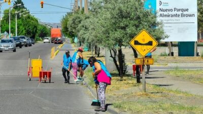 Trelew lanzó plan de mantenimiento urbano con movimientos sociales