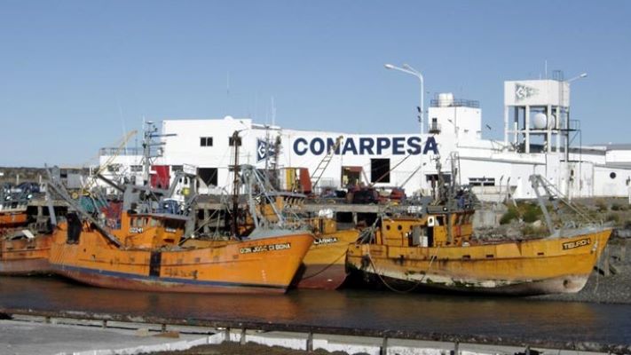 Volvió a operar la planta de Conarpesa en el Puerto de Rawson