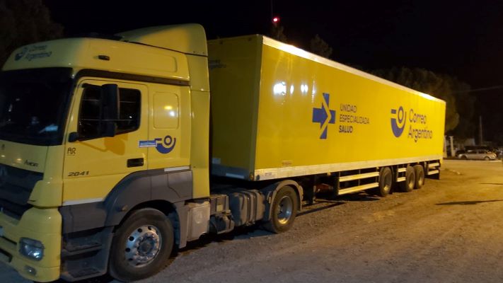 Camión de Correo Argentino traía cargamento de droga a Chubut