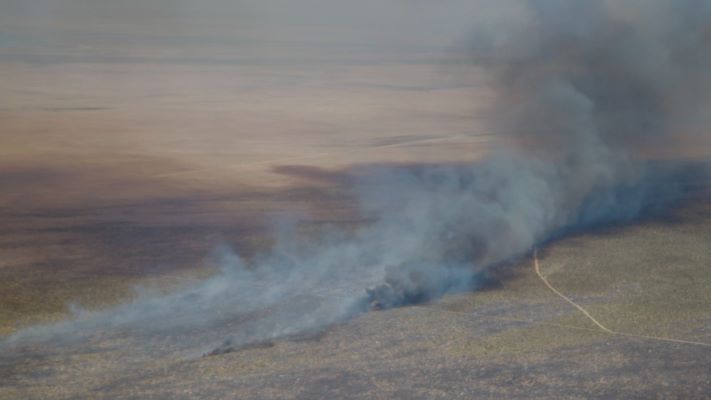 Declararon extinguido el incendio en la zona norte de Puerto Madryn