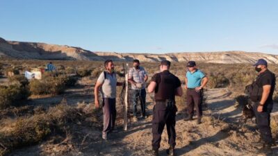 Desalojaron tierras ocupadas al oeste de Puerto Madryn