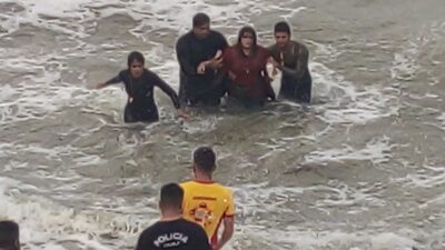 Caleta Córdova, Comodoro Rivadavia, Guardavidas, mar, Prefectura, rescate