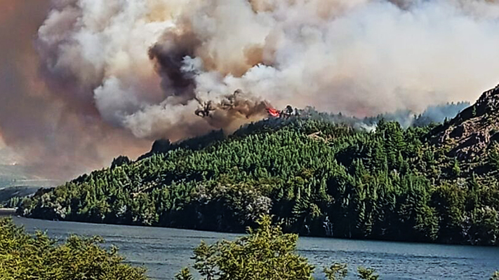 Más de 60 hectáreas arrasadas por el fuego en Laguna Larga
