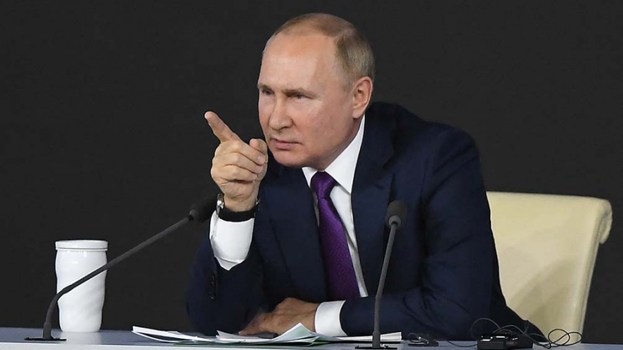 Vladimir Putin anunció una operación militar en el este de Ucrania