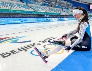 Rodríguez fue la primera patinadora sobre hielo en representar a la Argentina