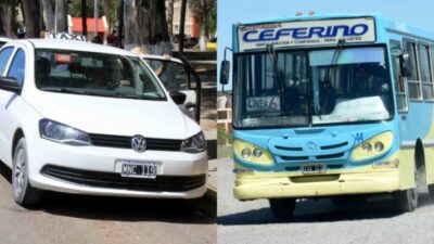aumentos, Ceferino del Sur, colectivo, Madryn, taxis