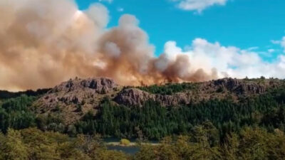 brigadistas, fuego, incendio, laguna larga