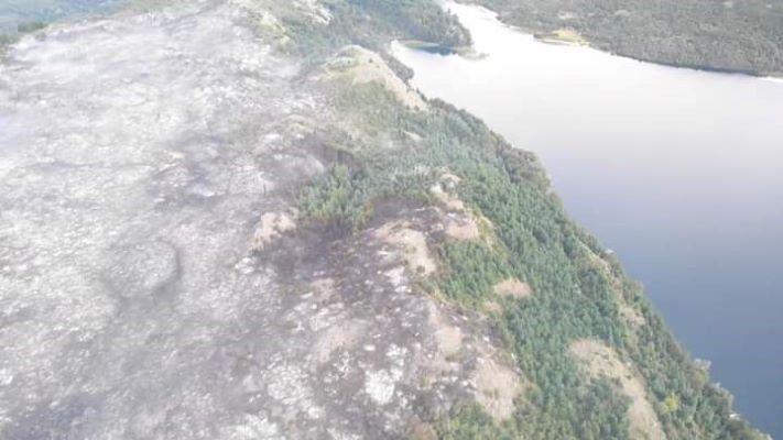 Ya son 60 las hectáreas quemadas en Laguna Larga