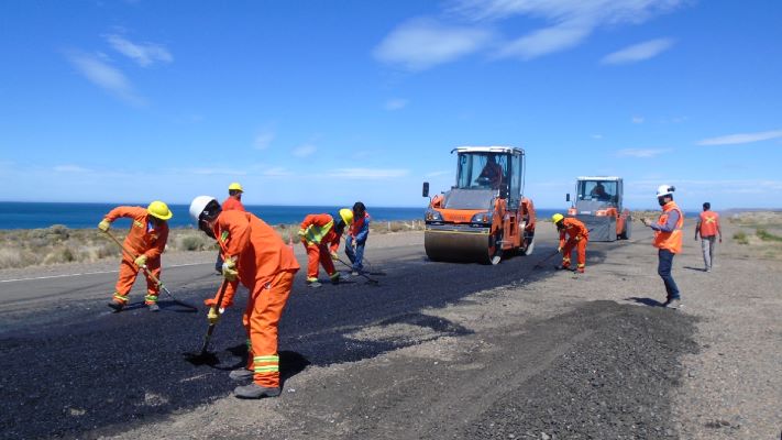 Avanza la repavimentación de la Ruta 3 entre Chubut y Caleta Olivia