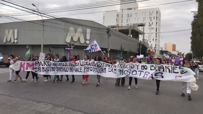 Chubut: multitudinarias marchas por el 8M