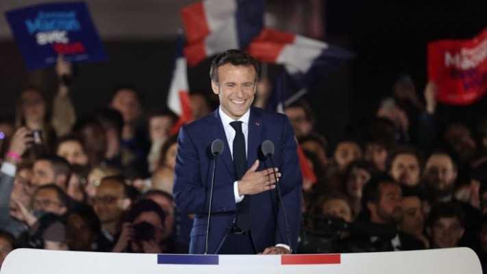 Macron venció a Le Pen y logró su segundo mandato presidencial
