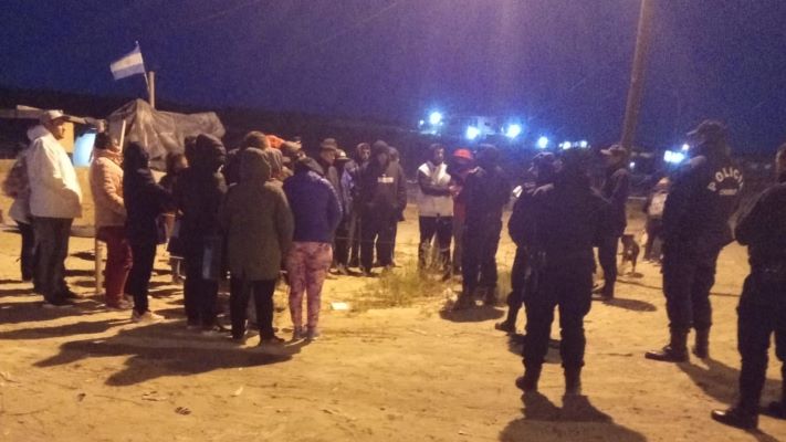 Madryn: desalojaron a 20 familias que ocuparon tierras fiscales