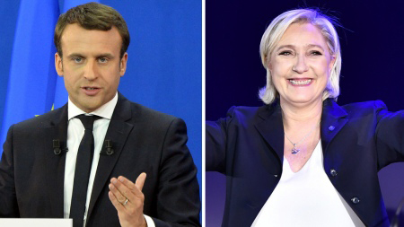 Macron y Le Pen se enfrentarán una vez más en balotaje