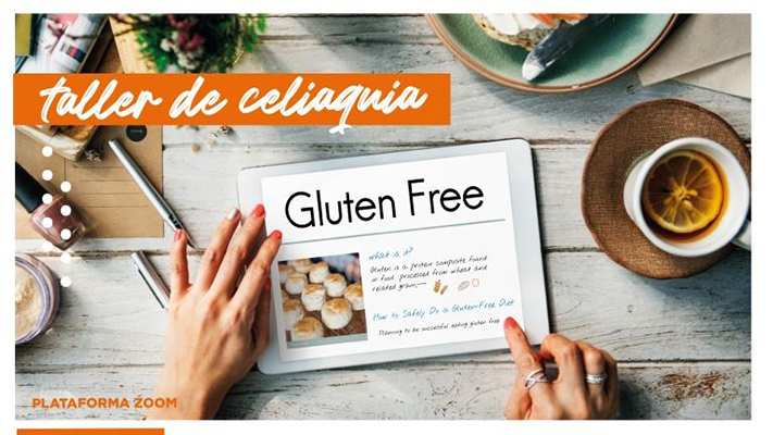 Realizarán un taller gratuito sobre alimentación sin gluten