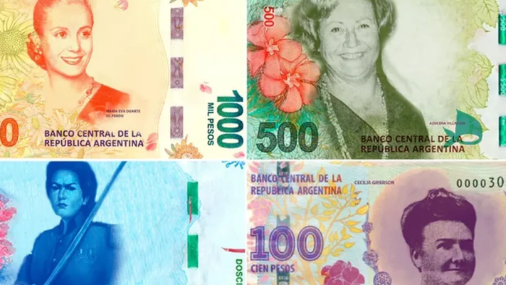 Presentan una nueva serie de billetes con próceres