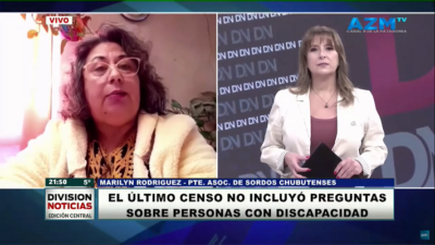 asociación de sordos chubutenses, CENSO 2022, discapacidad