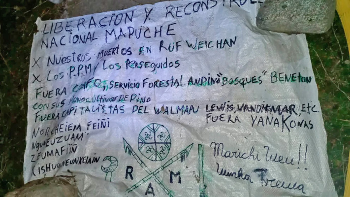 Grupo mapuche se atribuyó el atentado a dependencia oficial de Chubut