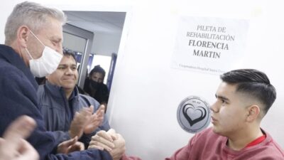 chubut, hospital santa teresita, Mariano Arcioni, pileta de rehabilitación, Rawson
