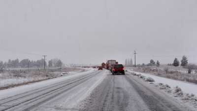 Alerta amarilla por nevadas en Chubut