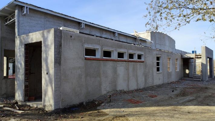 Avanza la construcción de un jardín de infantes en Comodoro Rivadavia