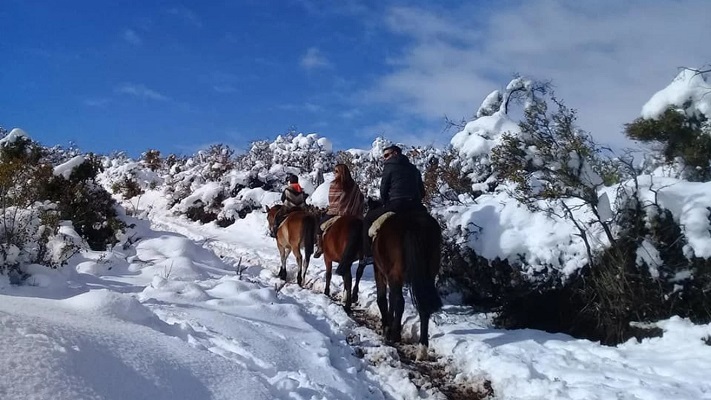 Quedó inaugurada la temporada de invierno en Sierra Colorada