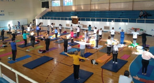 Se celebró el Día Internacional del Yoga