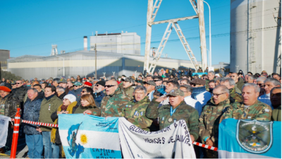 el regreso, Malvinas, VETERANOS DE GUERRA