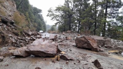 Temporal en la cordillera de Chubut provocó anegamiento y cortes de ruta